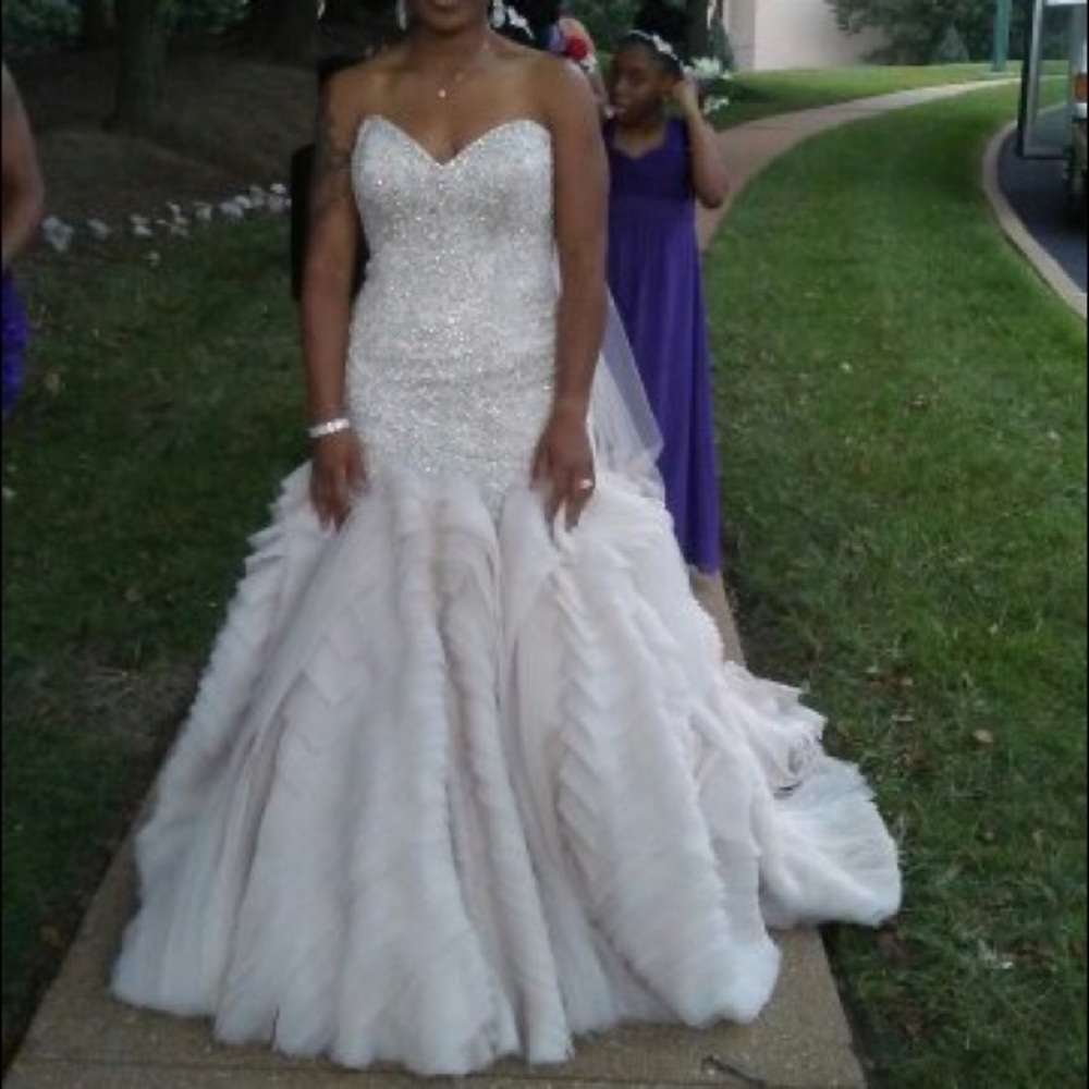 Allure full beaded Wedding dress